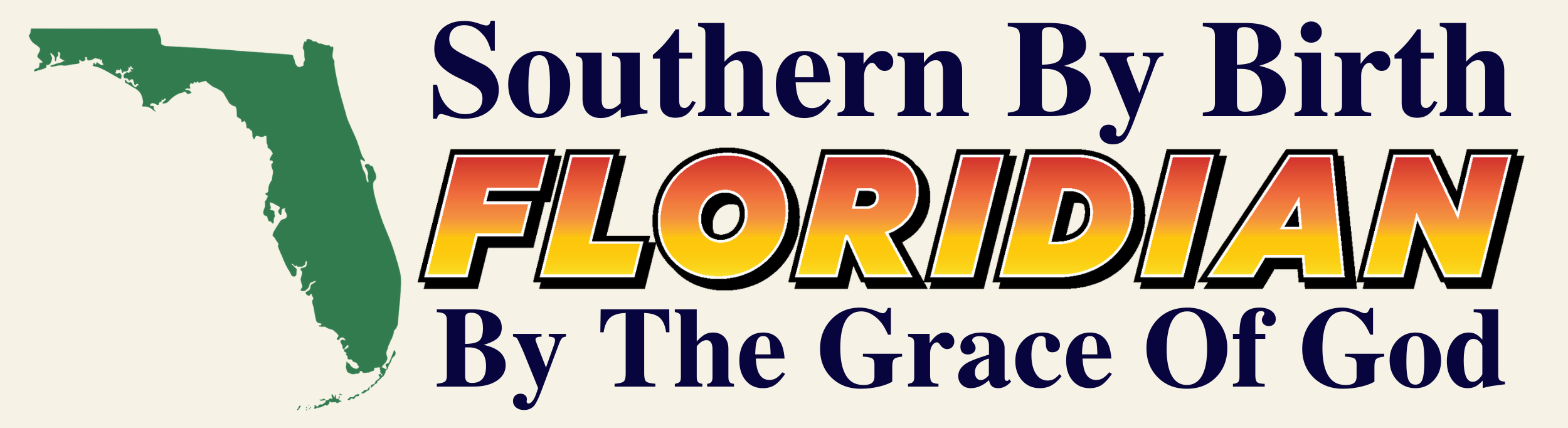 Southern By Birth Sticker